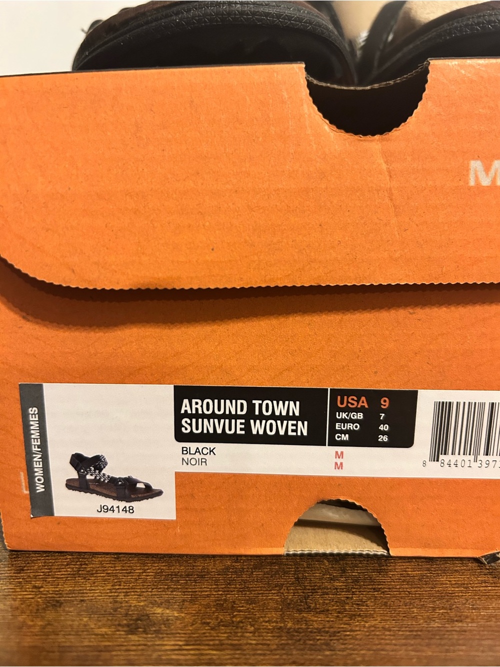 Merrell Around Town Sunvue  Woven-Strap Women's Size 9 Sandals-NWT In Box - Picture 7 of 7